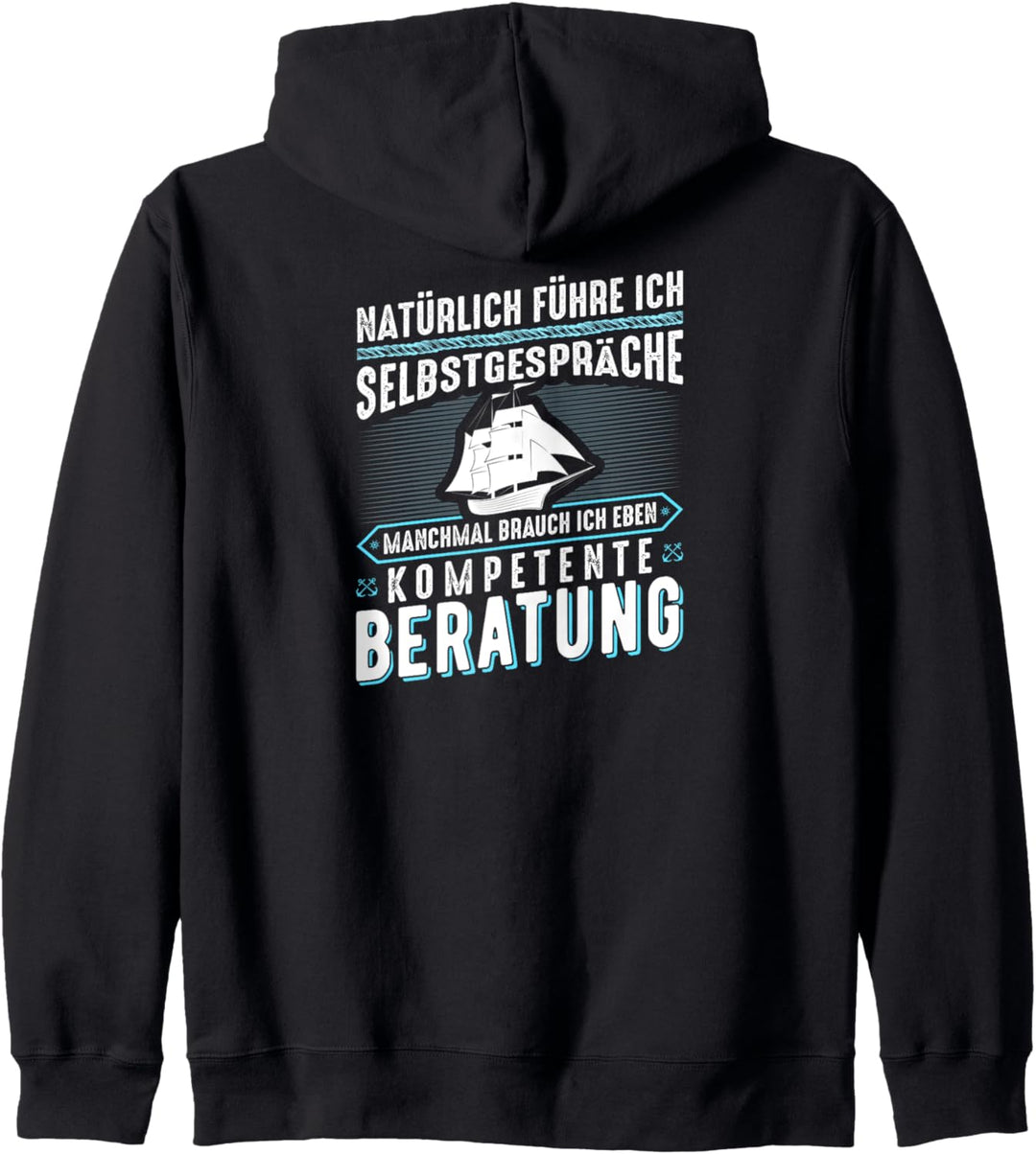 Segeln Kompetente Beratung Boot Kapitän Bootsbesitzer Kapuzenjacke