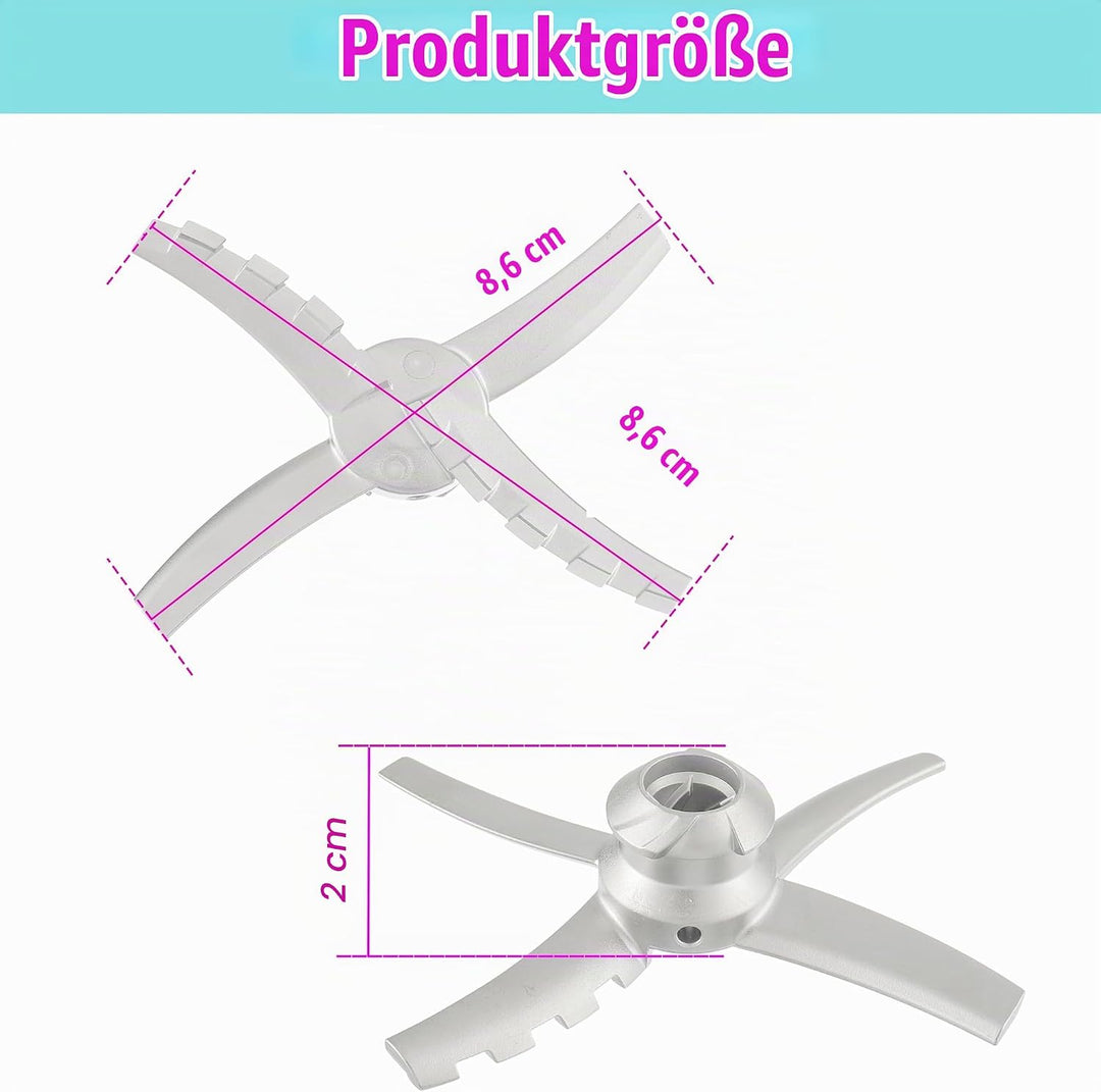 CDDCWZ Ersatz-Paddelklinge für Eismaschinen der Ninja Creami NC500-Serie, Ersatzteile Klinge für Nin
