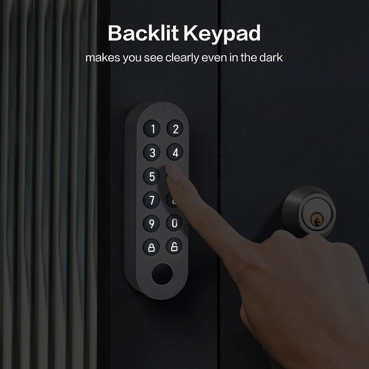 Lockin Smart Fingerprint Keypad Pro, IPX5 Wasserdicht, Schlüssellos, Biometrisch, Zugangskontrolle,