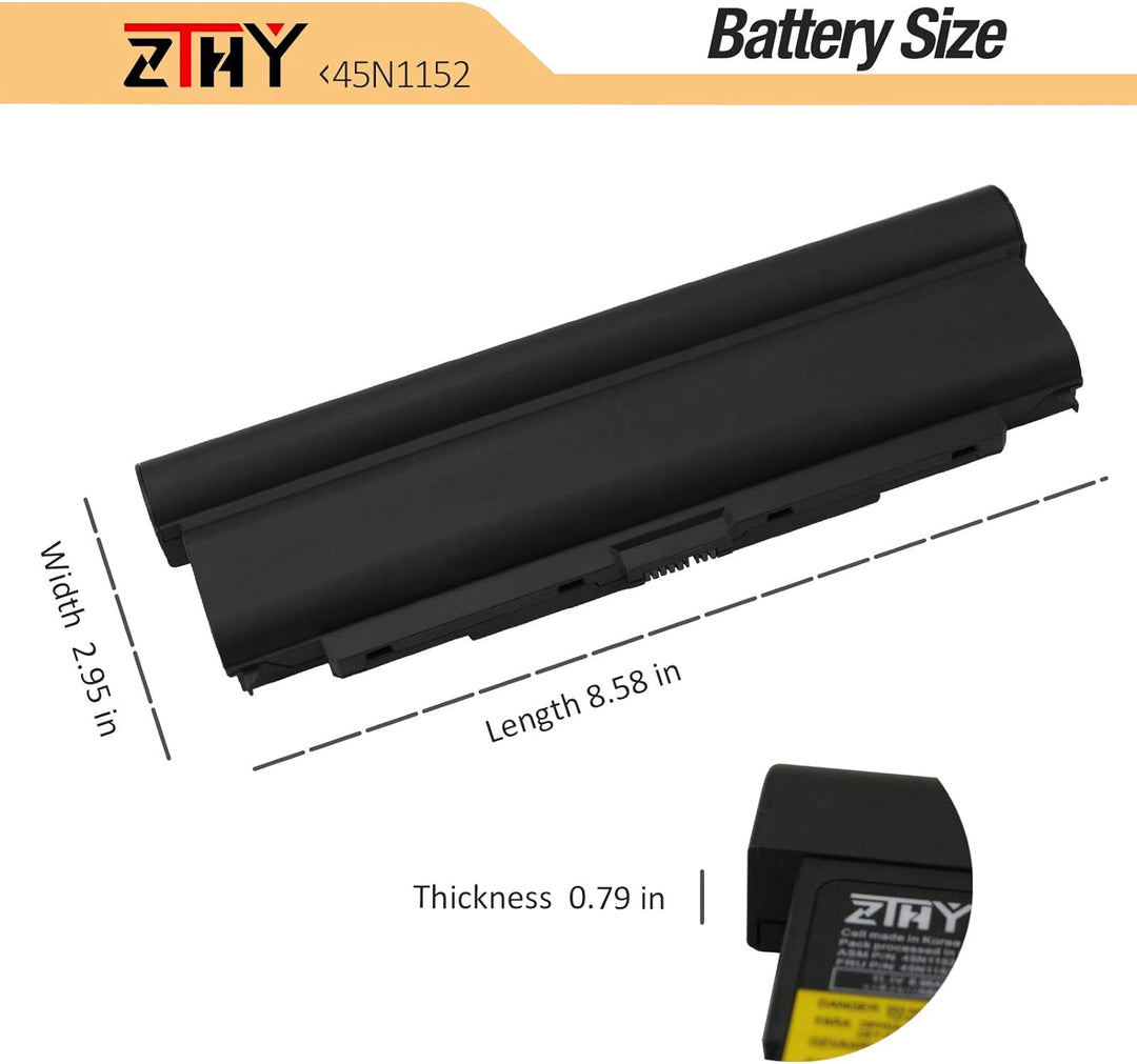 K KYUER 45N1152 45N1153 8960mAh 9-Cell 57++ Laptop Akku für Lenovo ThinkPad T440P T540P W540 W541 L4