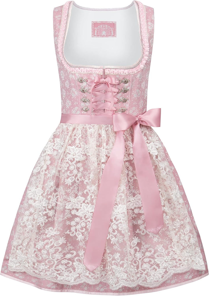 Stockerpoint Damen Dirndl Cindy Kleid für besondere Anlässe 34 Rosa, 34 Rosa