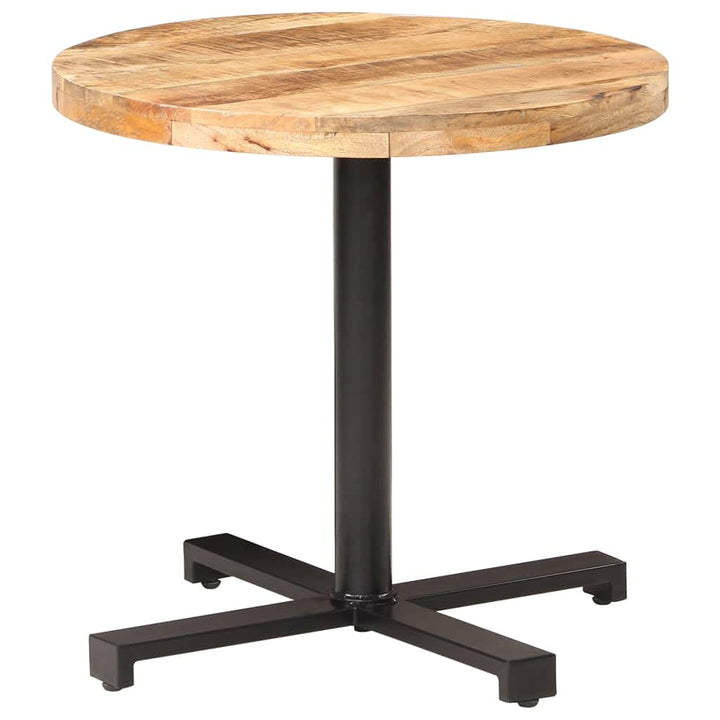 vidaXL Raues Mangoholz Bistrotisch Bartisch Stehtisch Tresentisch Küchentisch Esstisch Bartresen Tis