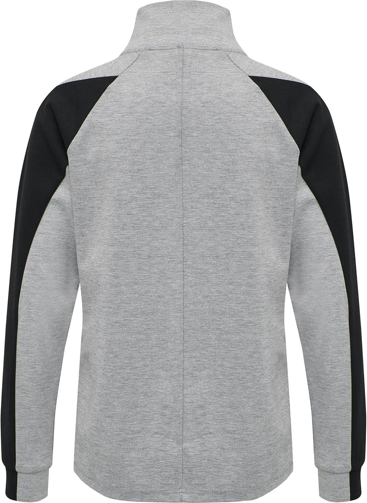 hummel Hmlessi Zip Jacket Damen Yoga Reissverschlussjacke XS GREY MELANGE, XS GREY MELANGE