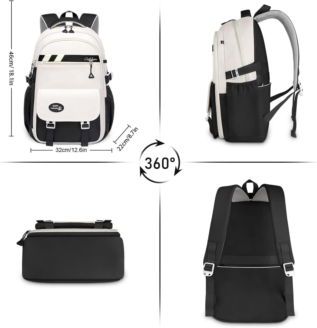 Schulrucksack Mädchen Teenager Jungen Rucksack Schule, Schulranzen Gross Kinderrucksack Tagesrucksäc