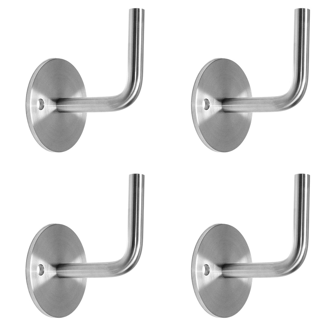 PRIOstahl Handlaufhalter Wandhalter Handlaufstütze für Handlauf - 4 x Handlaufträger an die Wand 2-L