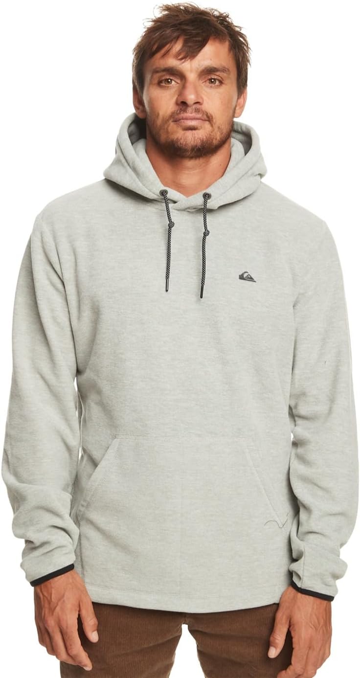 Quiksilver Herren Essentials Polar Hood Sweatshirt (1er Pack) XS Light Grey Heather, XS Light Grey H
