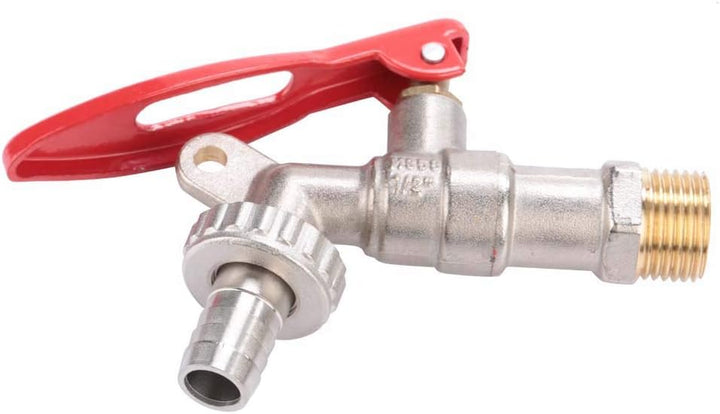 Auslaufkugelhahn abschliessbar, 1/2" vernickelt