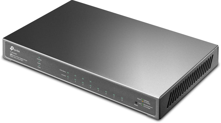 TP-Link TL-SG2008P 8-Port Smart Managed Netzwerk LAN Switch mit 4 PoE+ Ports (62 Watt, IEEE-802.3af/