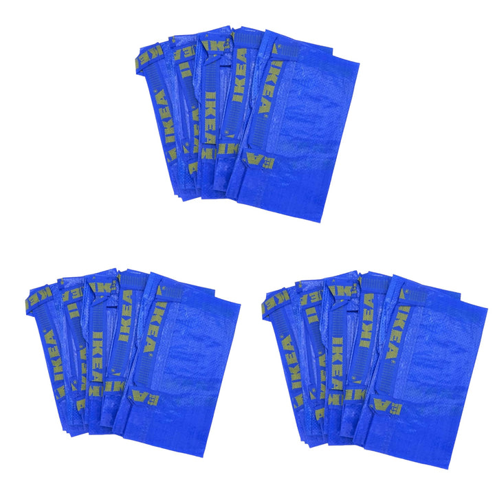 IKEA - 15 x Frakta blau grosse Taschen - Ideal für Shopping, Wäsche & Speicher 15-Pack Blau, 15-Pack