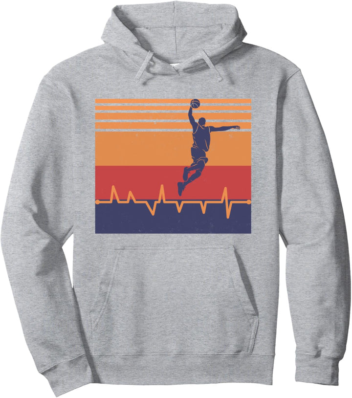 Basketball Heartbeat Herzschlag Pullover Hoodie