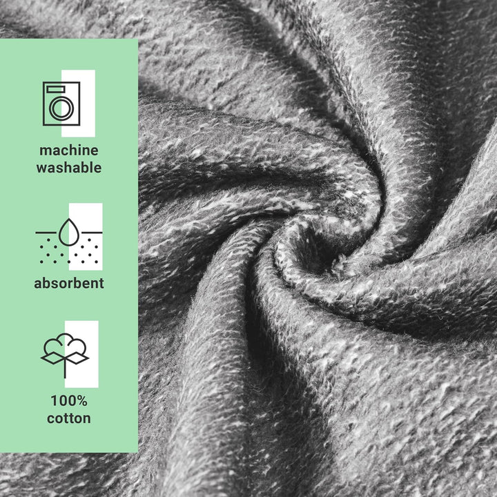 HOMELEVEL Badeponcho Unisex - Surf Poncho aus Baumwolle/Polyester - Handtuch für Erwachsene - Badema