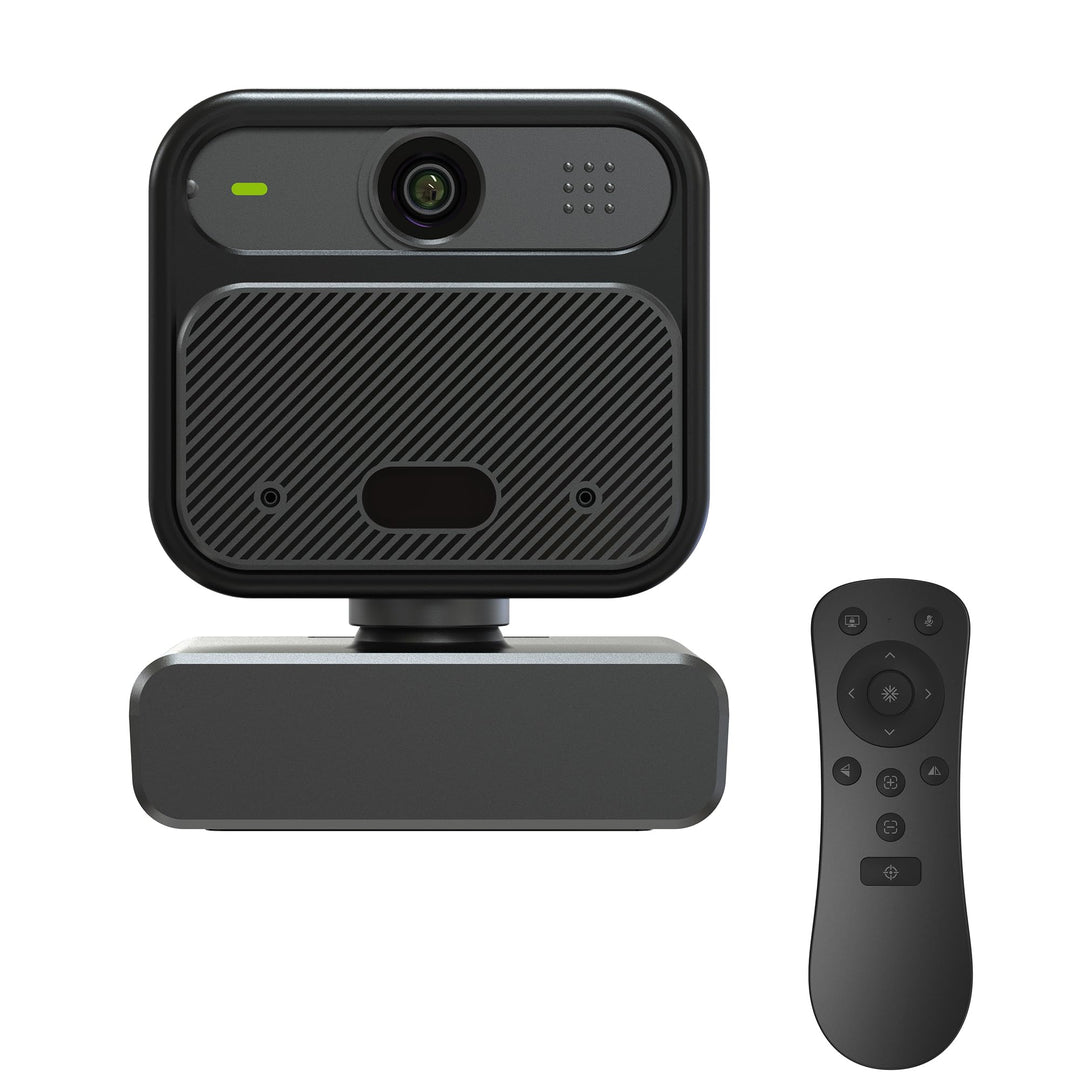 W12S Webcam 4K/30FPS, Doppelmikrofon Geräuschunterdrückung, Fernbedienung, UHD Sony Sensor, Fester/A