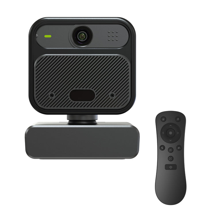 W12S Webcam 4K/30FPS, Doppelmikrofon Geräuschunterdrückung, Fernbedienung, UHD Sony Sensor, Fester/A