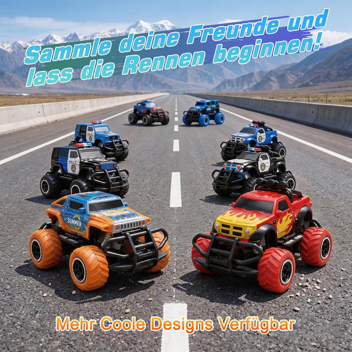 Pup Go Monster Truck Ferngesteuertes Auto mit Licht für Kinder 3+ Jahr, Weihnachten &amp; Nikolaus Gesch
