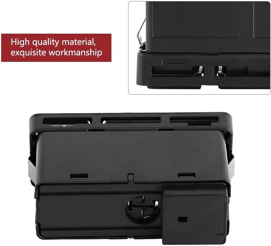 Qiilu Warnblinkschalter und Verriegelungsschalter 2-in-1 61318368920 für Serie 3 E46 E53 E85 325 X5