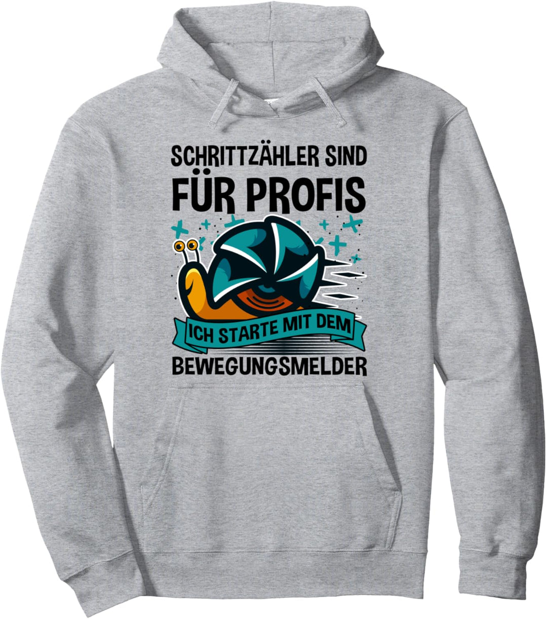 Joggen & Schnecke, Schrittzähler, Jogging & Laufen, Läufer Pullover Hoodie