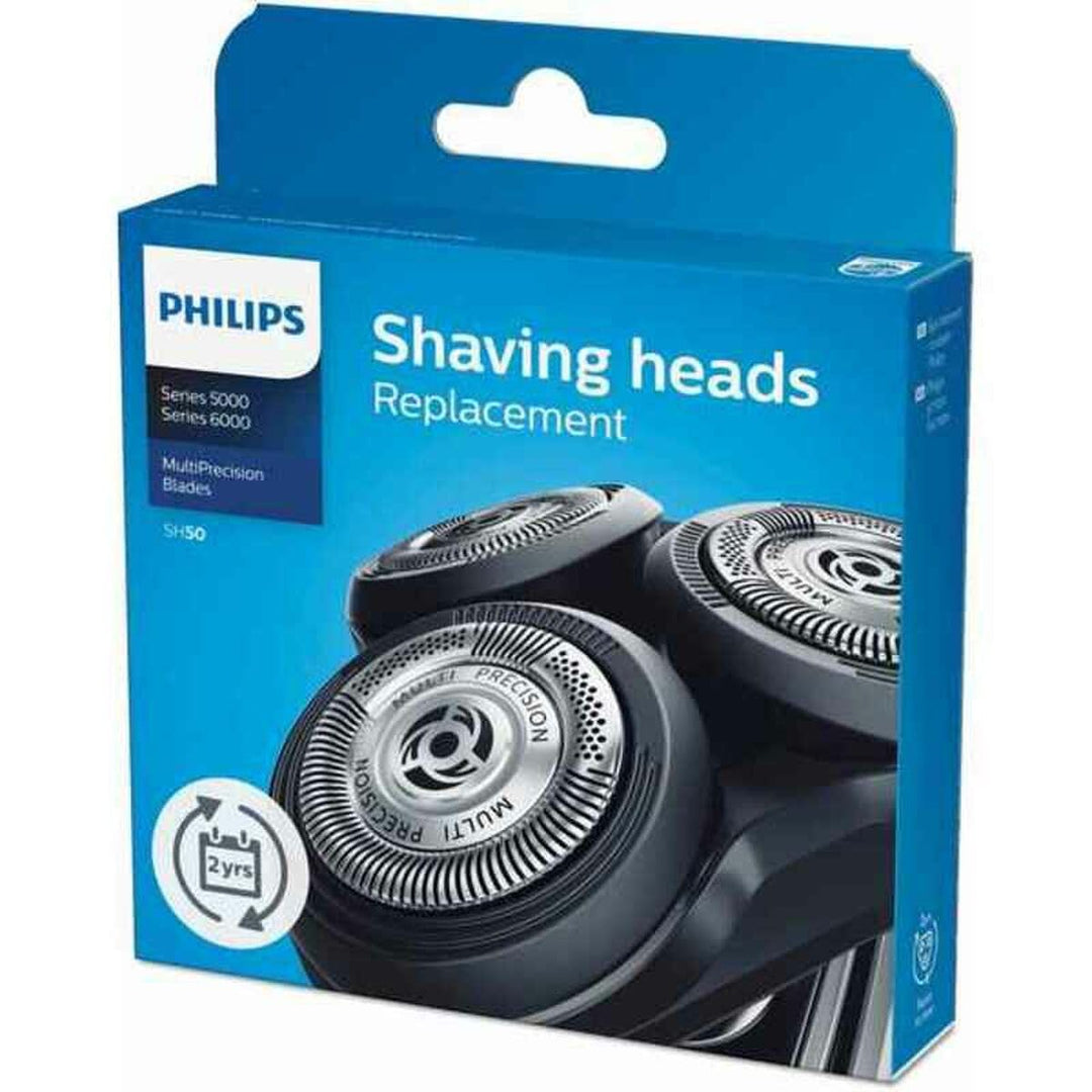 Philips Scherköpfe SH50/50 kompatibel mit Series 5000 und 6000 Rasierern, optimale Leistung, Selbsts