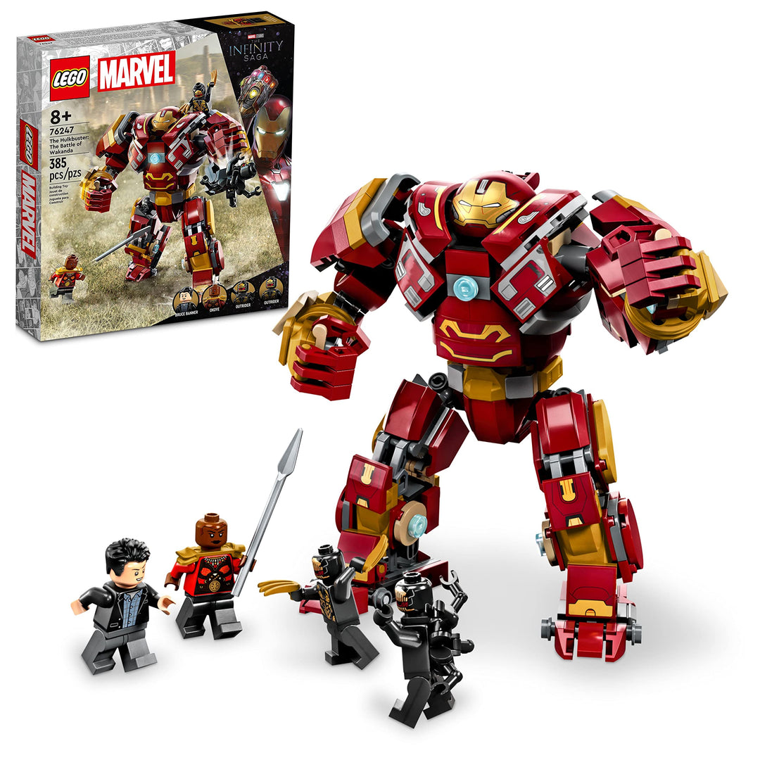 LEGO Marvel The Hulkbuster: Die Schlacht von Wakanda 76247, Actionfigur, baubares Spielzeug mit Hulk