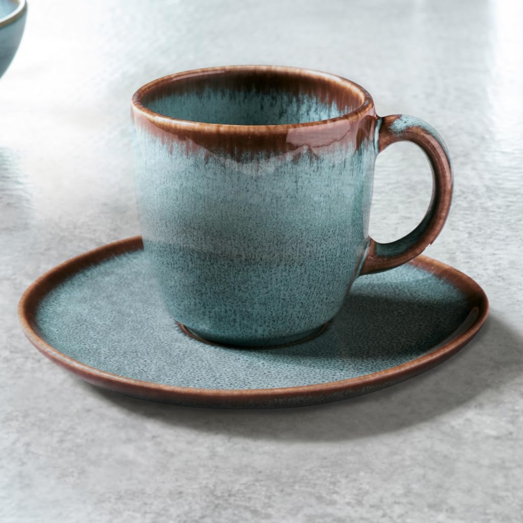 like. by Villeroy & Boch Lave glacé Kaffeetasse, 190 ml Blau 1 Cup, Blau 1 Cup