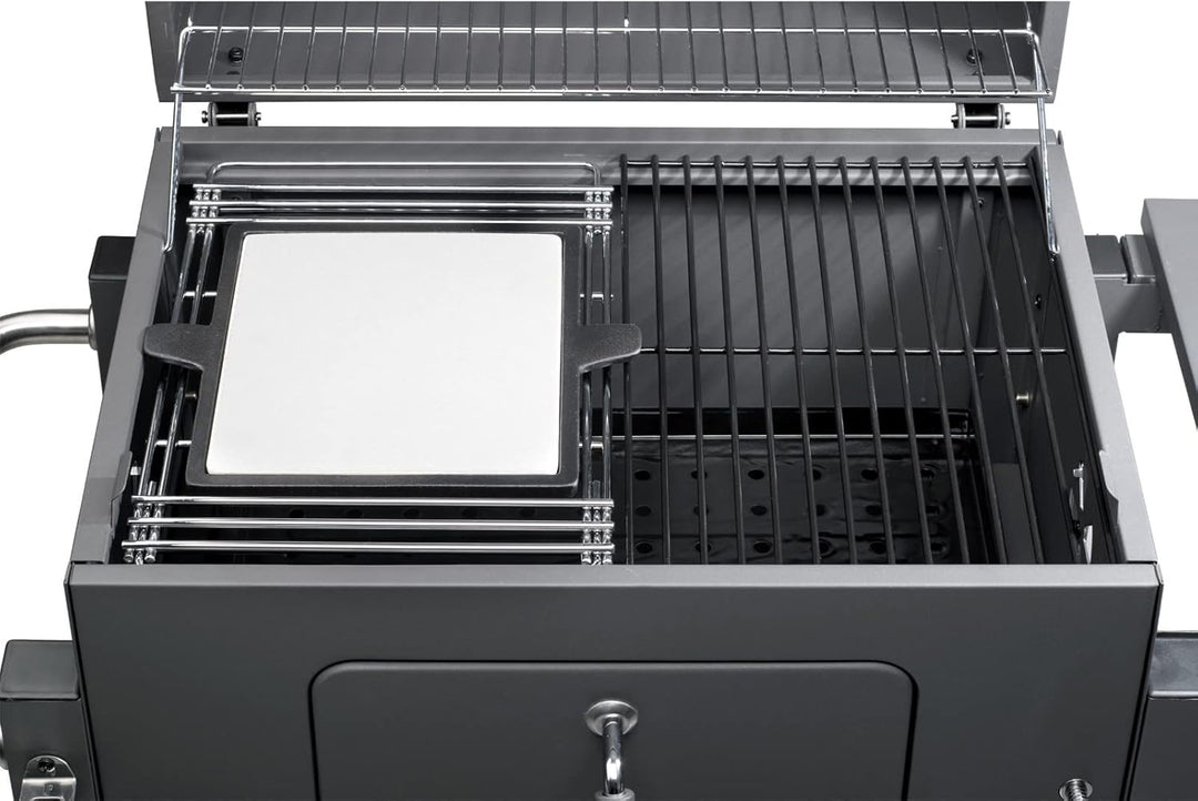 tepro Grillzubehör Pizzastein-Einleger, Rost in Rost System rund 57 cm Ø Pizzastein eckig, Pizzastei