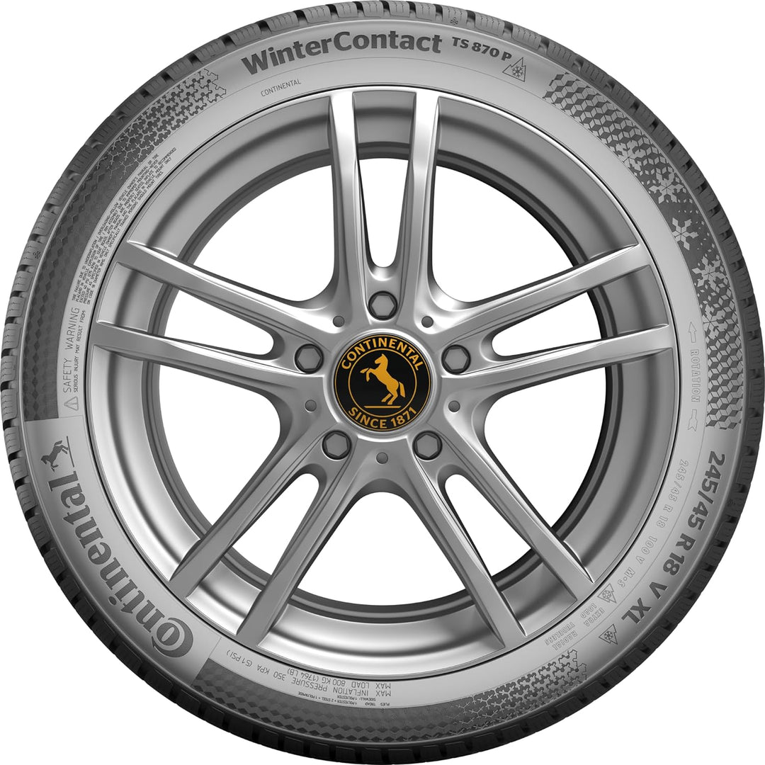 CONTINENTAL - WinterContact TS 870 P - 235/35 R 19-91W/C/B/71dB - Winterreifen 235/35 R19 91W XL FR,