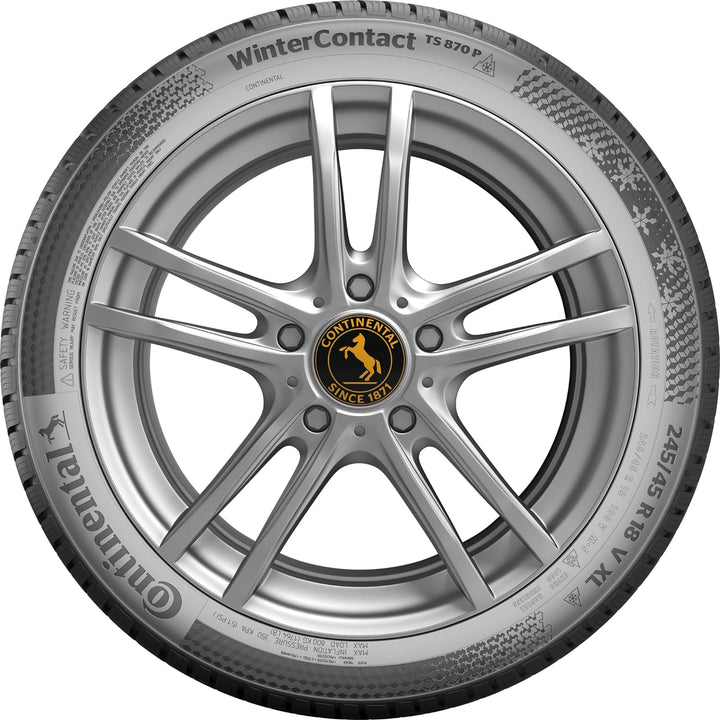 CONTINENTAL - WinterContact TS 870 P - 235/35 R 19-91W/C/B/71dB - Winterreifen 235/35 R19 91W XL FR,
