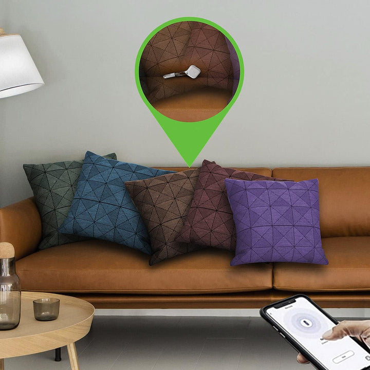 Callstel Keyfinder: 4er-Set Schlüssel- & Gegenstandsfinder, Apple-AirTag-kompatibel, MFi (Ortungstra