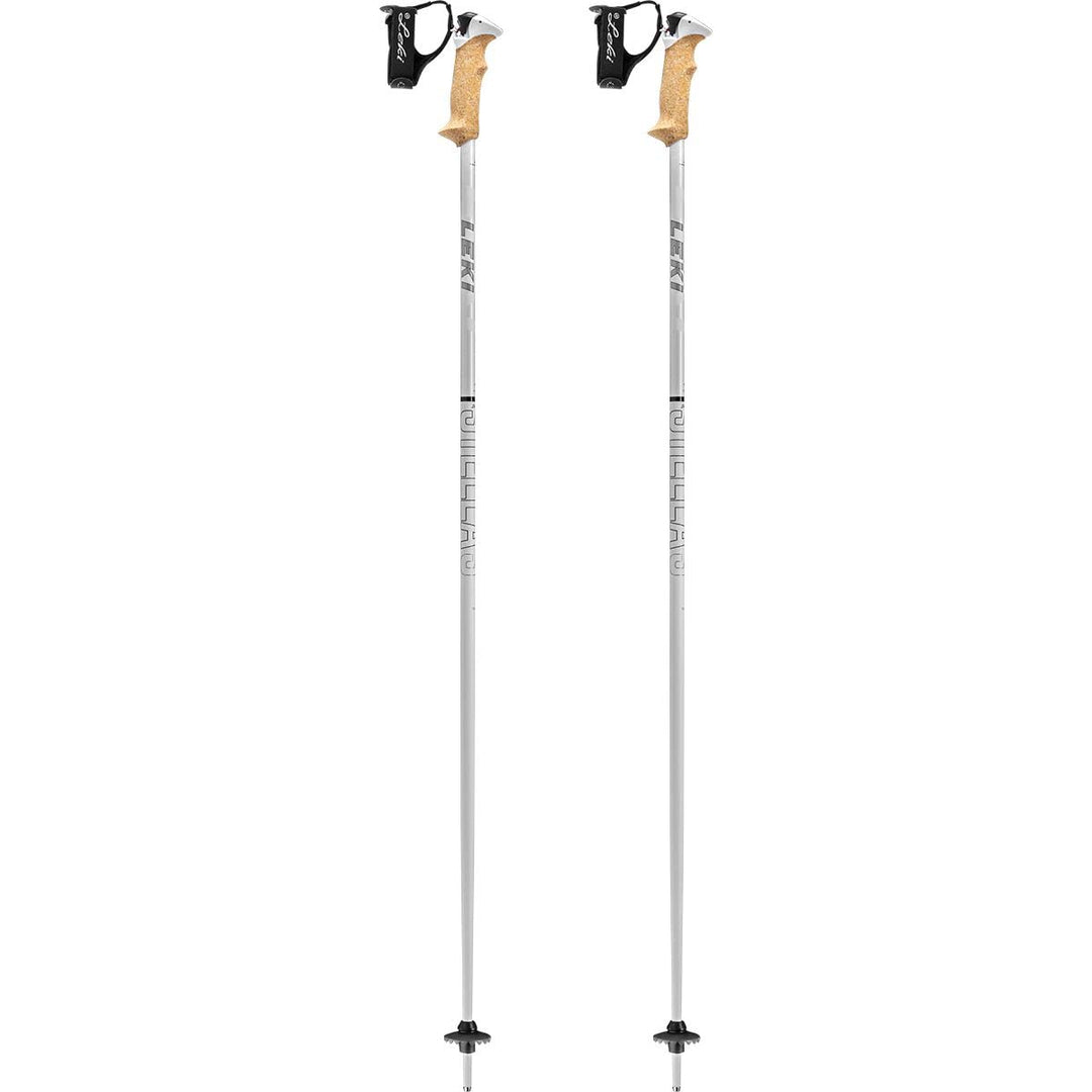 LEKI Unisex-Adult Stick 1 Weiss/Schwarz/Silber, 1 Weiß/Schwarz/Silber