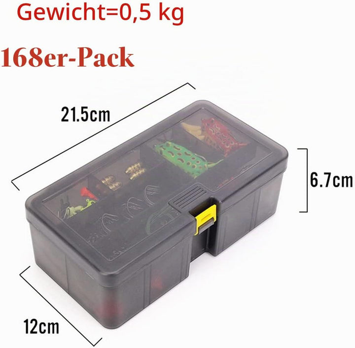 Fischköder Kunstköder Set, Angelköder Meer Wobbler Gummifisch Minnow Crankbait Barsch Forelle Hecht
