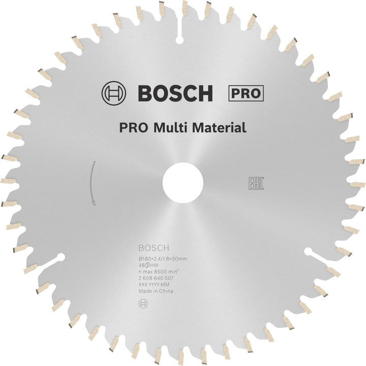 Bosch Accessories Bosch Professional 1x Kreissägeblatt Multi Material (für Multimaterial, Sägeblatt