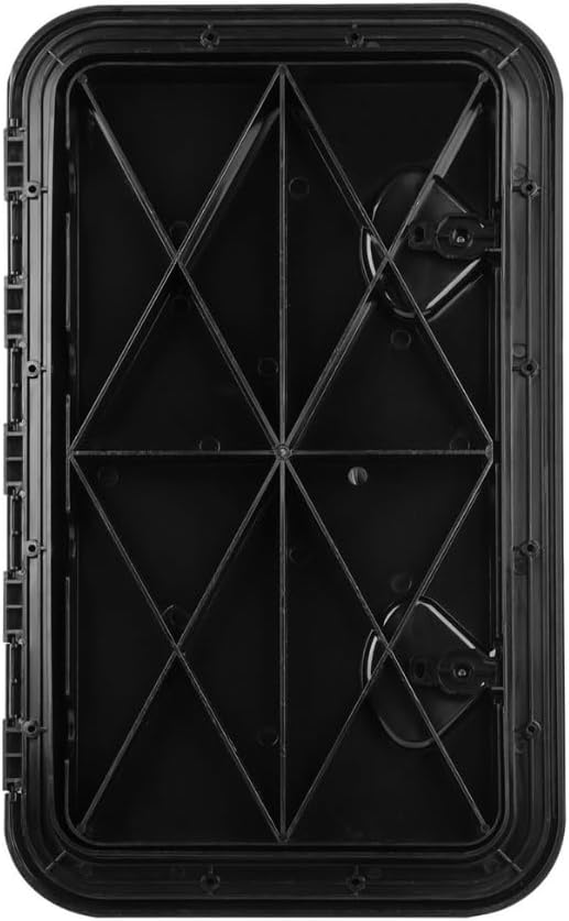 SEAFLO Marine Deck Access Luke & Deckel – (61 x 35,6 cm) (schwarz)