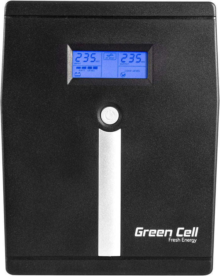 Green Cell 2000VA 1400W Überspannungsschutz 230V, UPS09, Multicolor