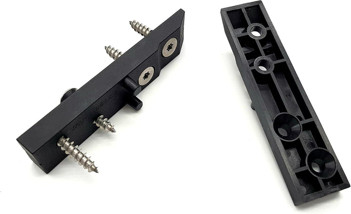 My Plast Terrassen-Abstandhalter – unsichtbarer Distanzhalter inkl. V2A Schrauben für ALU und Holz U