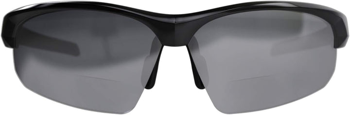 BBB Fahrrad Sportbrille mit Leseteil für Weitsichtige +2.0 Schwarz Glanz Impress Reader BSG-59, +2.0