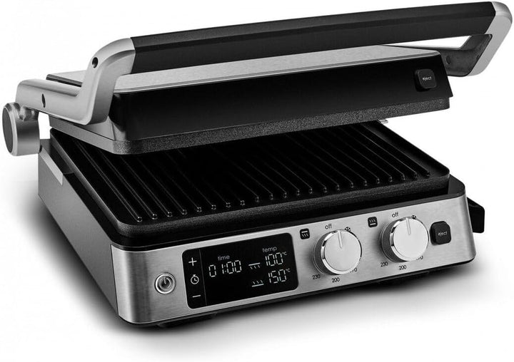 Karaca Compact Steel Sear & Grill Inox 2008 Sandwichmaker 3 in 1, Elektrogrill, Toaster Sandwichtoas