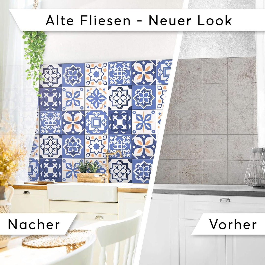 CREATISTO Mosaik Klebefliesen Stickerfliesen Fliesenfolie - Aufkleber Sticker für Wandfliesen I Kleb