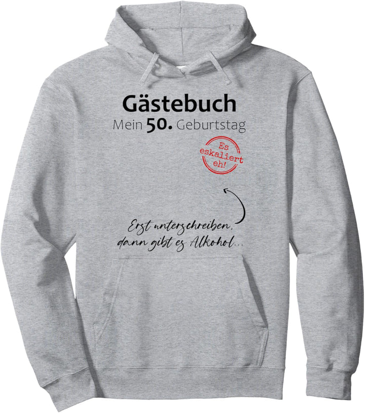 50. Geburtstag Mann Frau 50 Jahre 1974 Deko Lustig Geschenk Pullover Hoodie