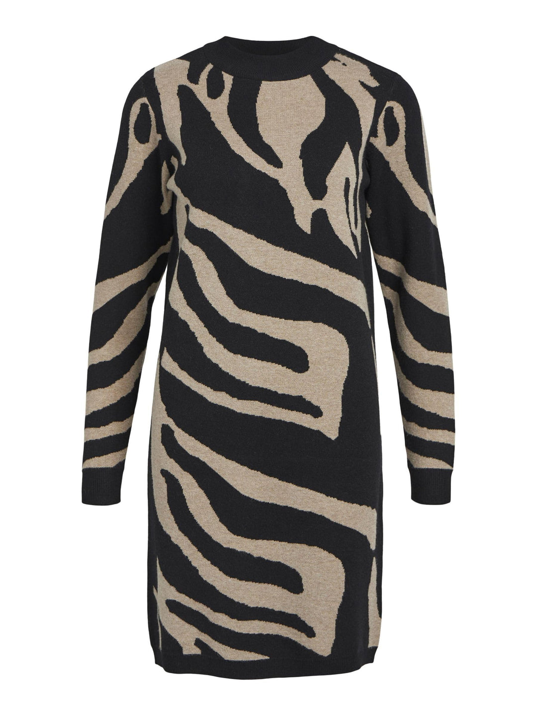 OBJRAY L/S Knit Dress AOP NOOS