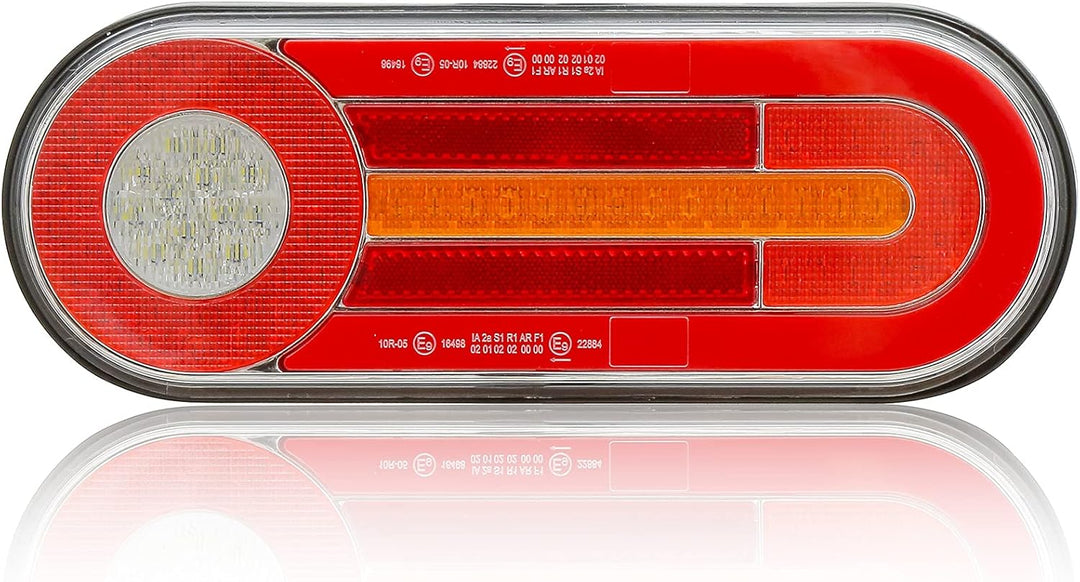D-TECH 2Pcs LED-Anhänger Rücklicht, Bremslicht, Rückfahrnebelscheinwerfer, Neon-Effekt Rücklicht, dy
