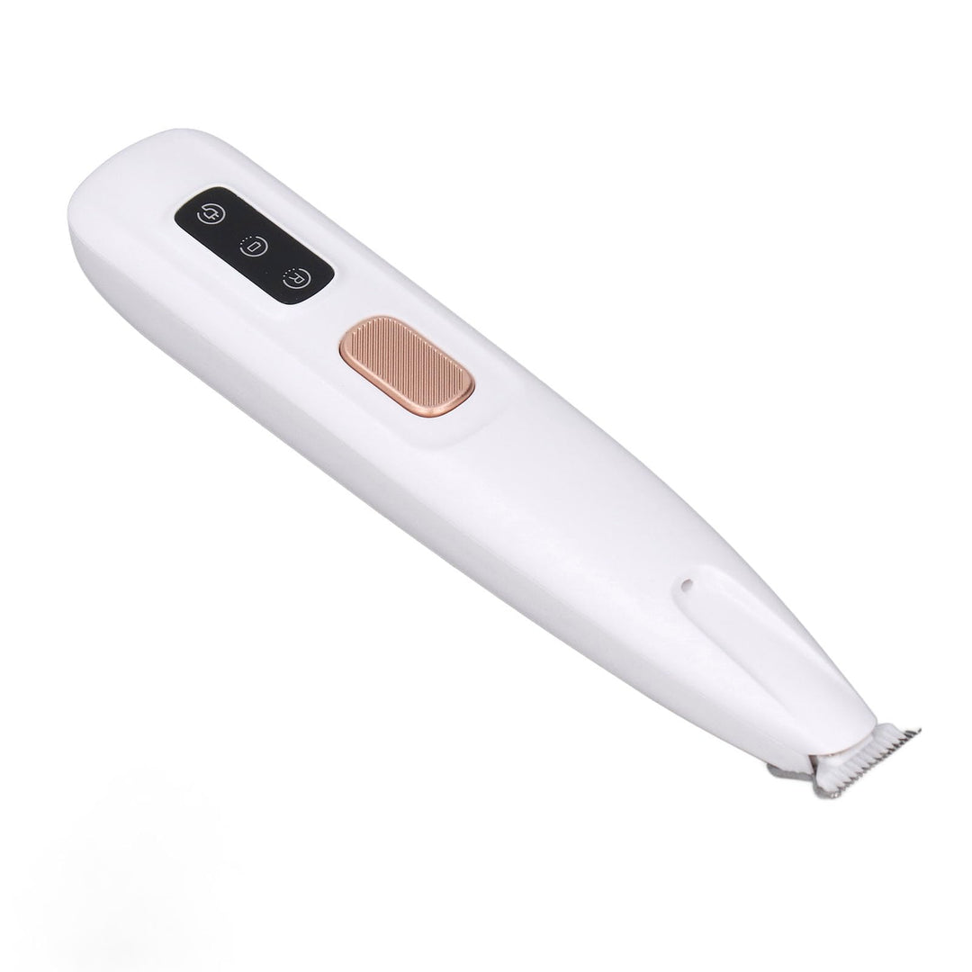 Effizienter Haustier-Trimmer mit LED-Licht für Hunde und Katzen, wiederaufladbarer elektrischer Sche