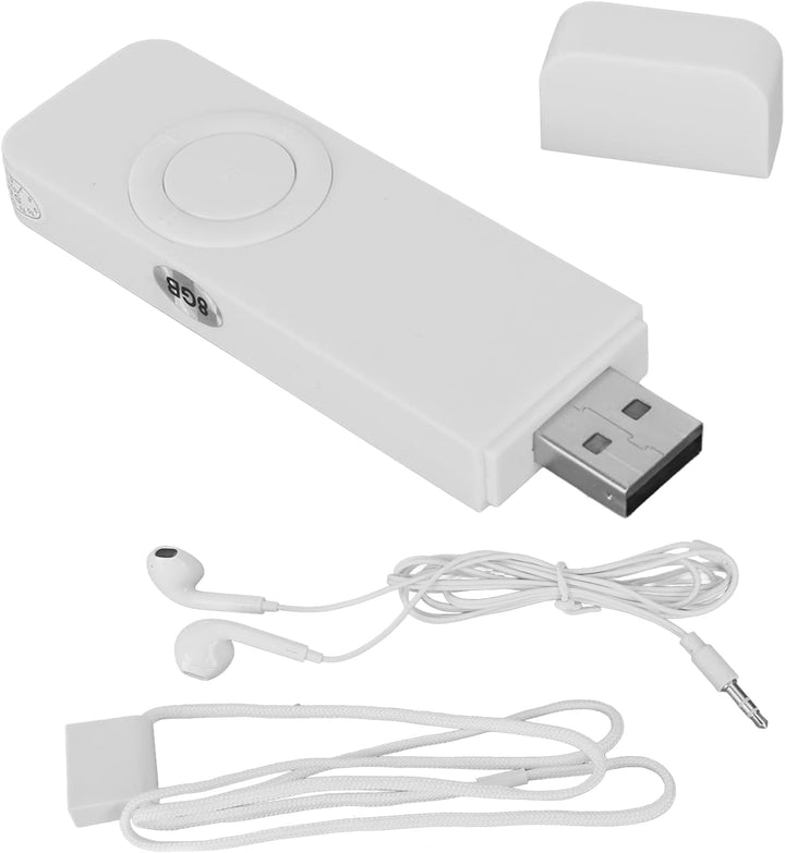 MP3-Player, U-Disk-Musikplayer mit 8 GB Speicher, 64 GB Erweiterbarer, Verlustfreier HiFi-Stereo-Aud