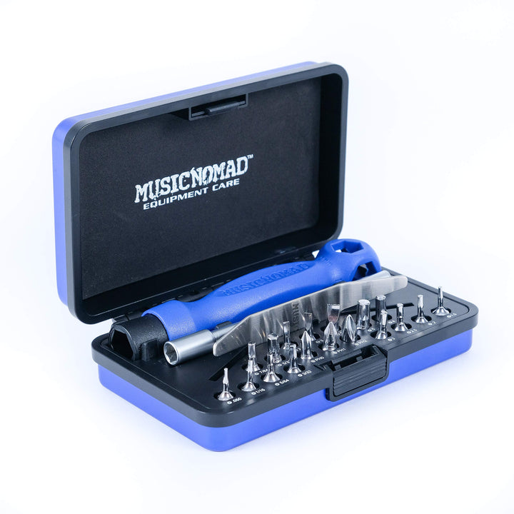MusicNomad MN229 Premium 26 Pcs. Guitar Tech Screwdriver & Wrench Set