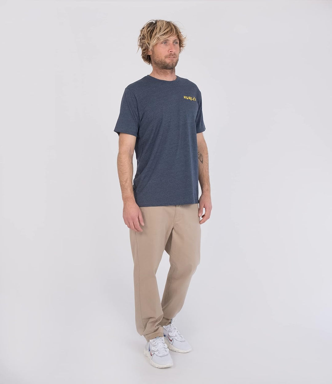 Hurley Herren Evd Pacific Retro Ss Tee T-Shirt S Blau (Blue Gaze), S Blau (Blue Gaze)