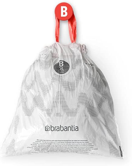Brabantia Müllbeutel PerfectFit Spenderpackung (Code B/5 Liter) 200 Müllbeutel 1 stück (3er Pack), 1
