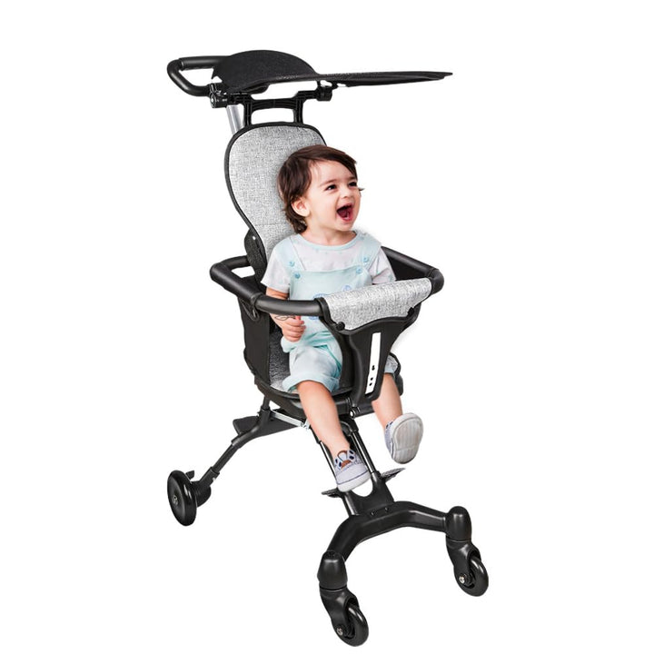Kinderwagen, 0 – 4 Jahre, 0 – 25 kg, Kinderwagen, leicht und kompakt, verlängerte Position, automati