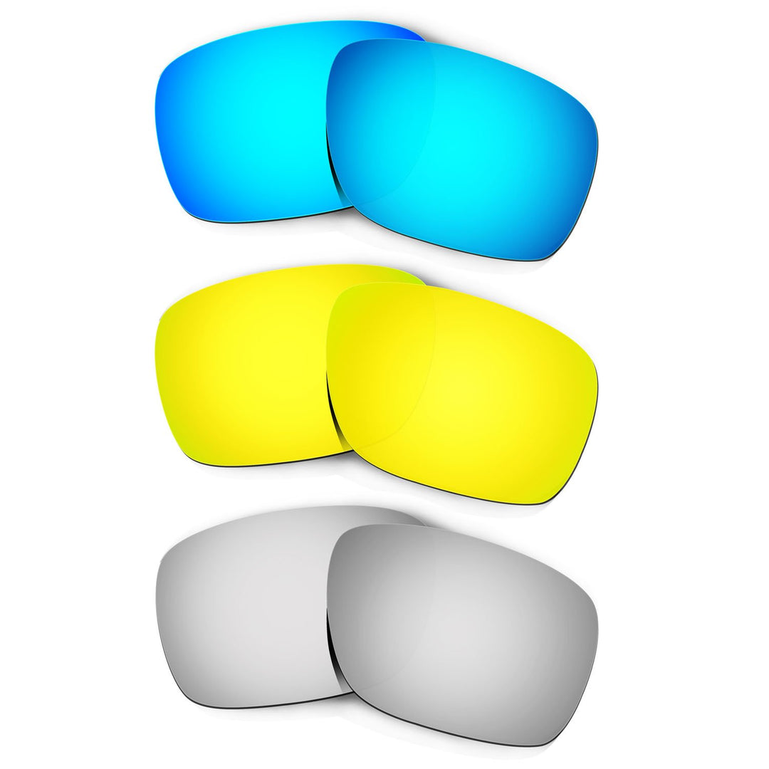 HKUCO Plus Replacement Lenses For Oakley Turbine - 3 pair Combo Pack