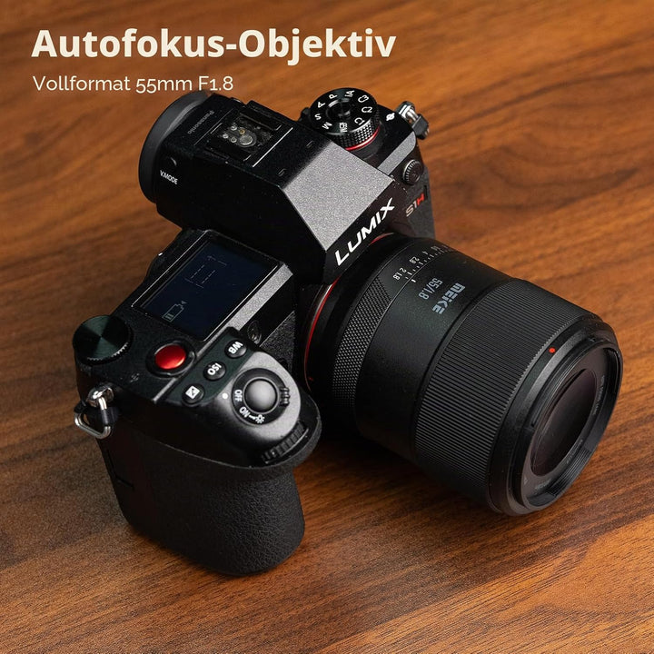 Meike 55 mm F1.8 Autofokus grosse Blende STM Vollformat Standard Prime Portrait Objektiv kompatibel