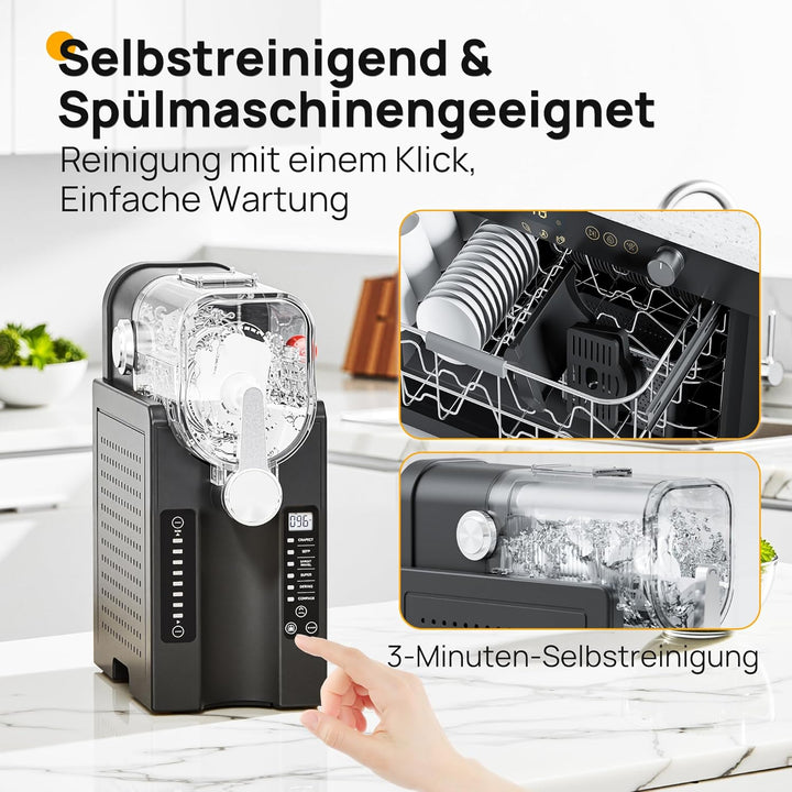 INITIO Slush Maschine, 2L Slushie Machine für Zuhause für Slushi, Frappé, Milchshake & Margaritas, O