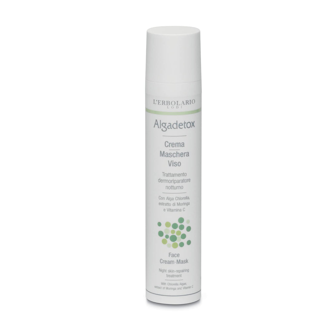 L'Erbolario ALGADETOX Crememaske / Nacht Repair Behandlung für das Gesicht, 50 ml