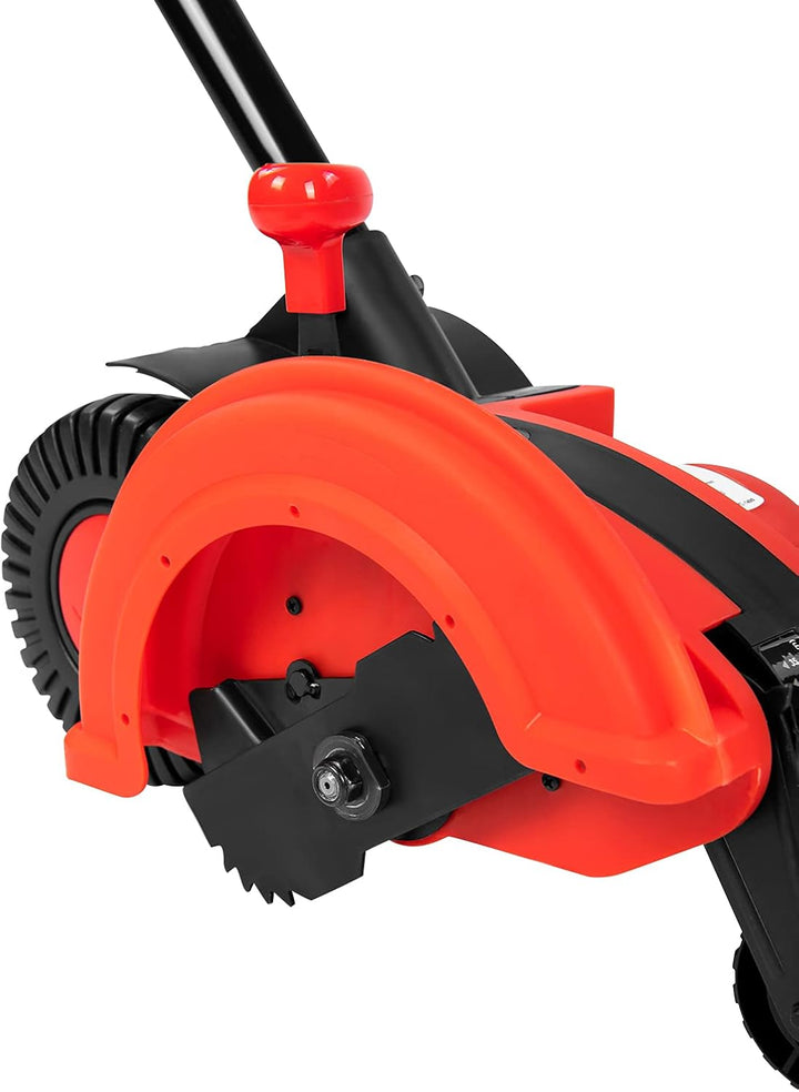 Grafner 2in1 Rasenkantenschneider und Fugenbürste, mit Messer und Bürste, ergonomischer Teleskopstie